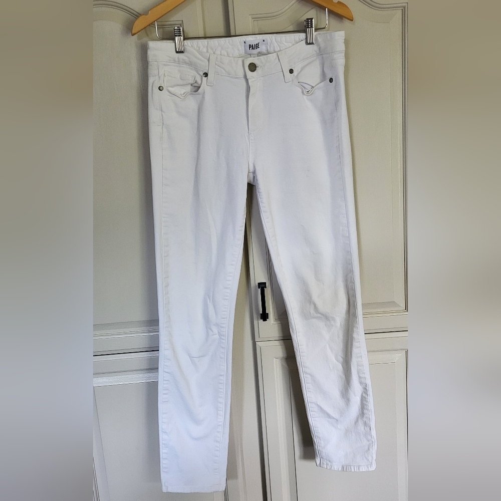 Paige white Skyline jeans